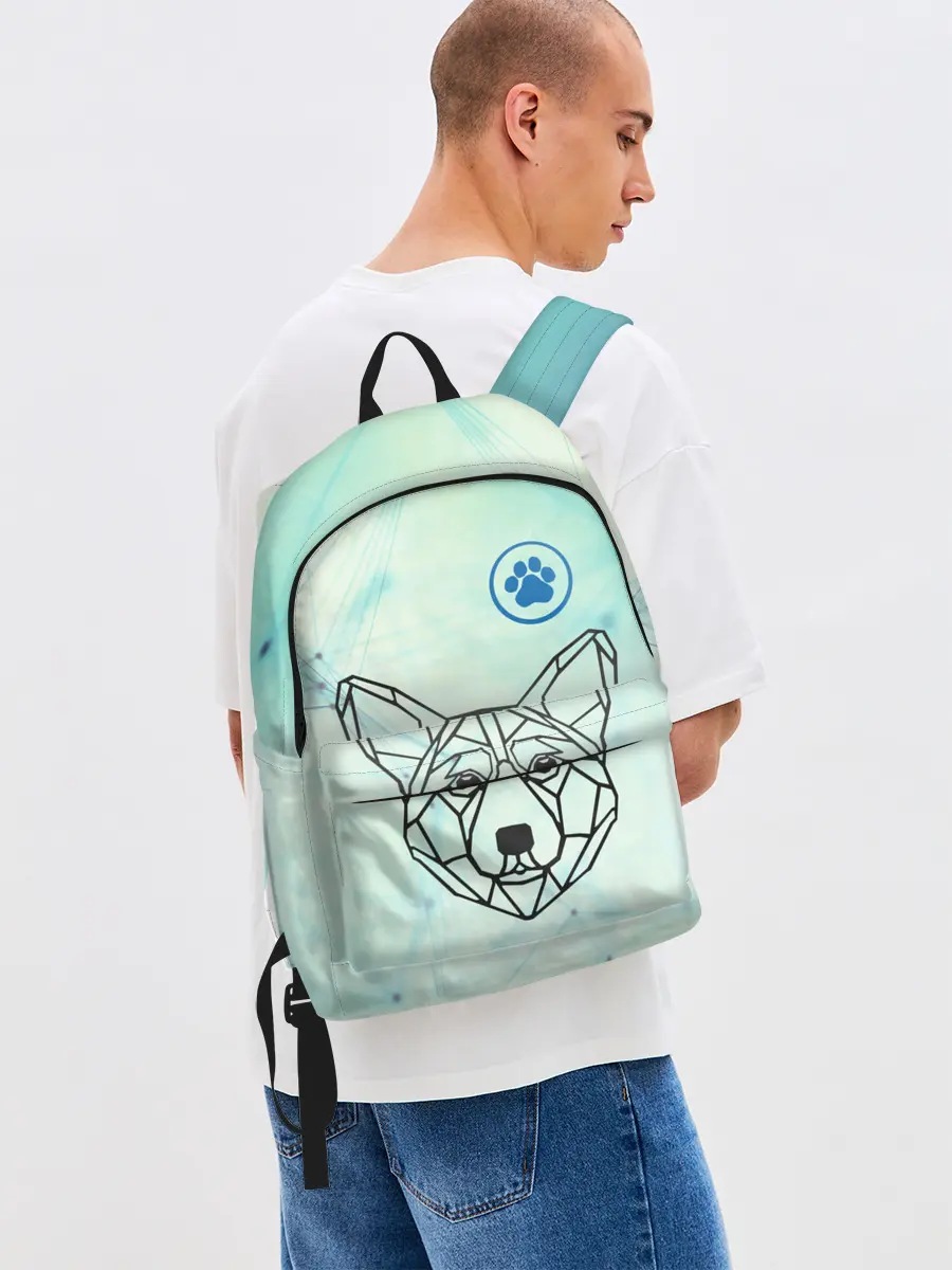 Рюкзак джинсовый / Корги