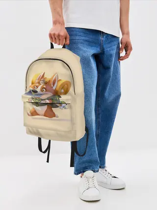 Рюкзак джинсовый / КОРГИ ПУТЕШЕСТВЕННИК