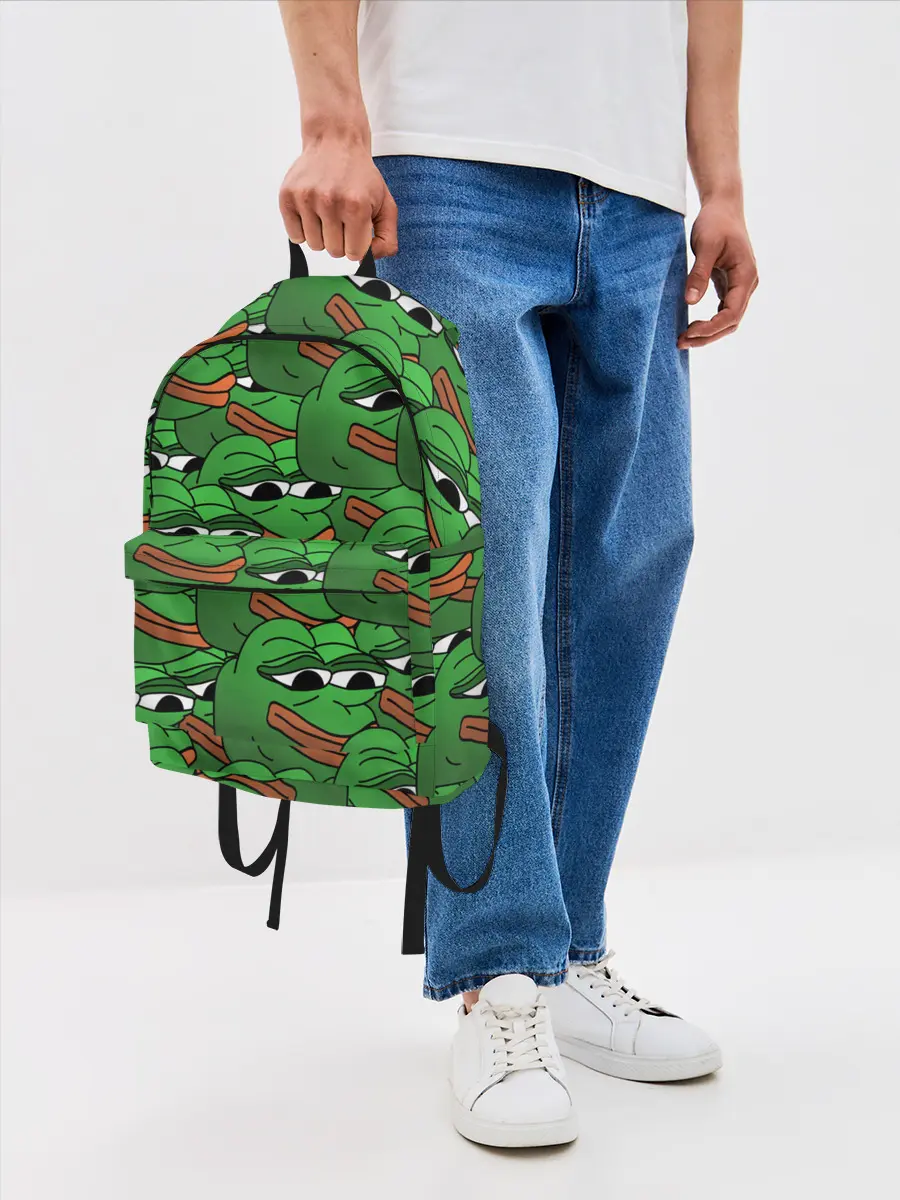 Рюкзак джинсовый / Pepe The Frog