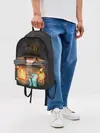 Рюкзак джинсовый / enenno shouboutai Fire Force