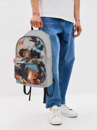 Рюкзак джинсовый / FireForce