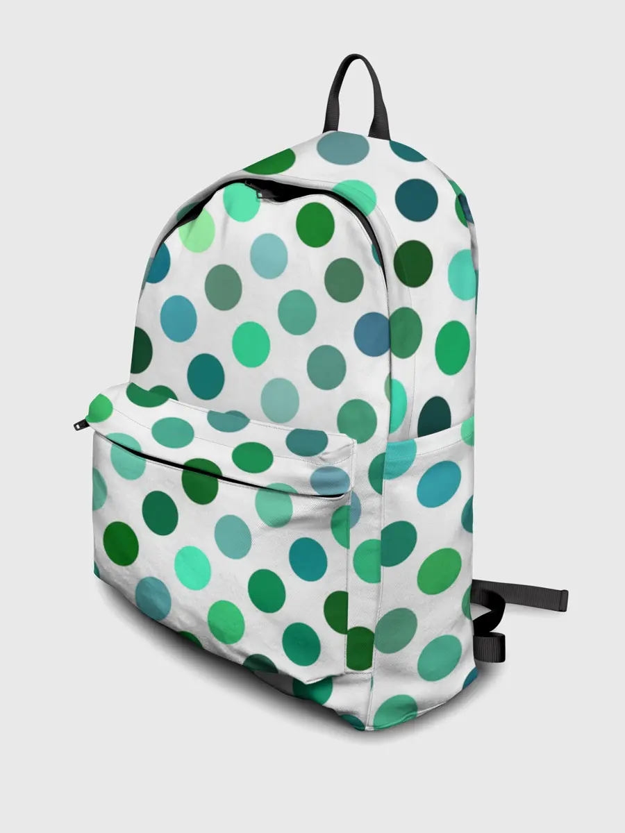 Рюкзак джинсовый / Горох