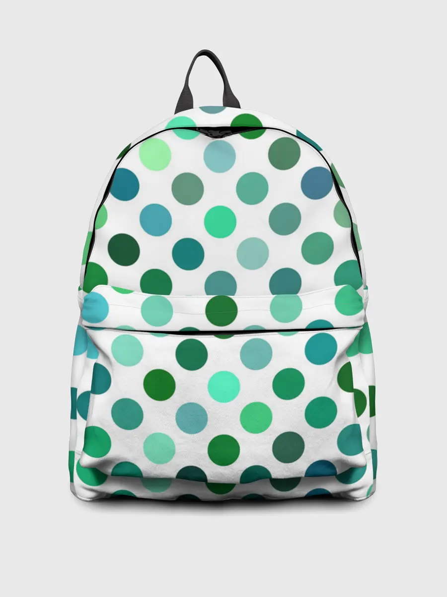 Рюкзак джинсовый / Горох