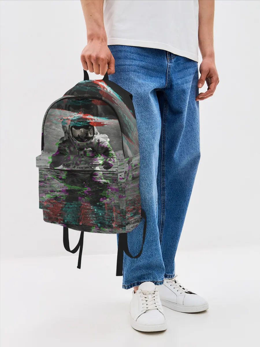 Рюкзак джинсовый / Космонавт