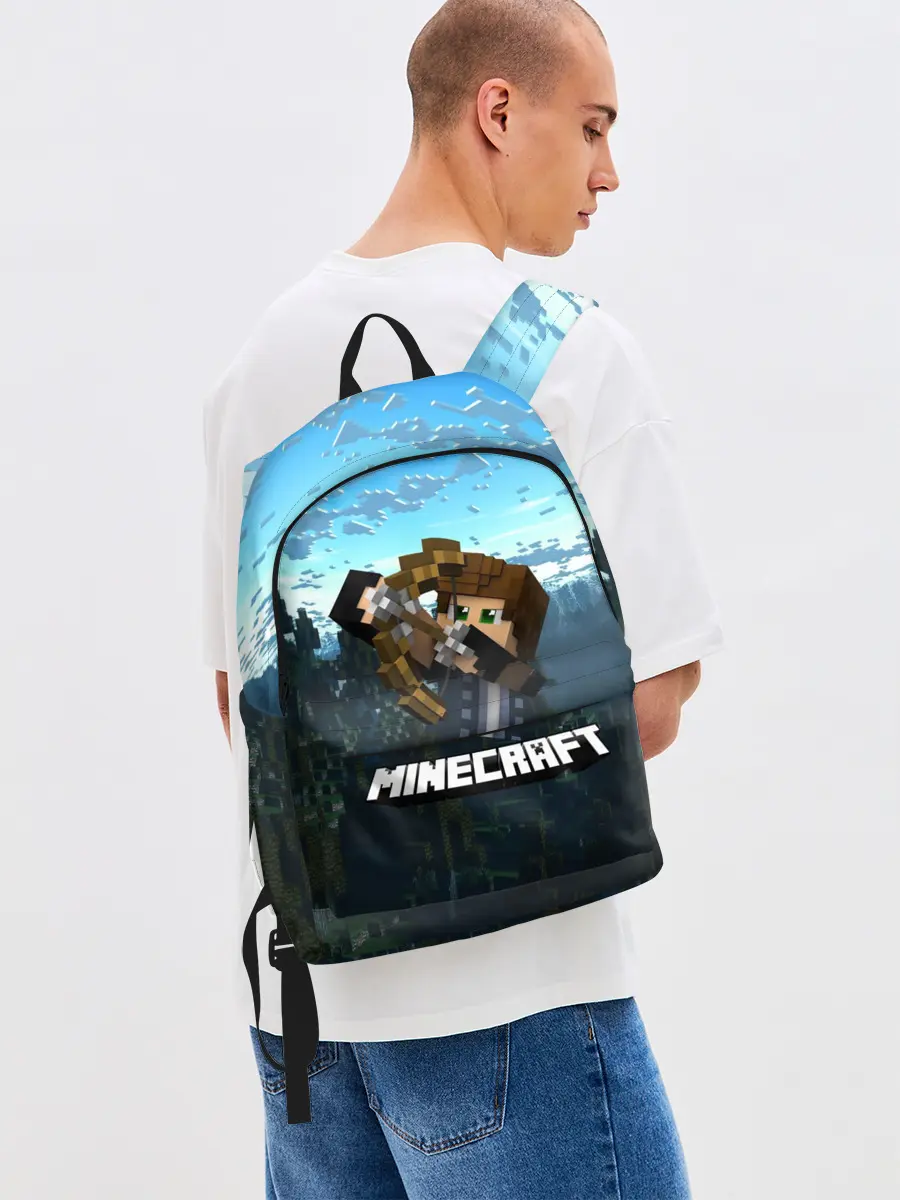 Рюкзак джинсовый / Minecraft / Майнкрафт