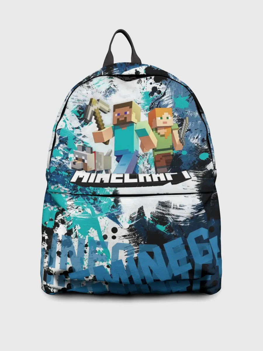 Рюкзак джинсовый / Minecraft / Майнкрафт