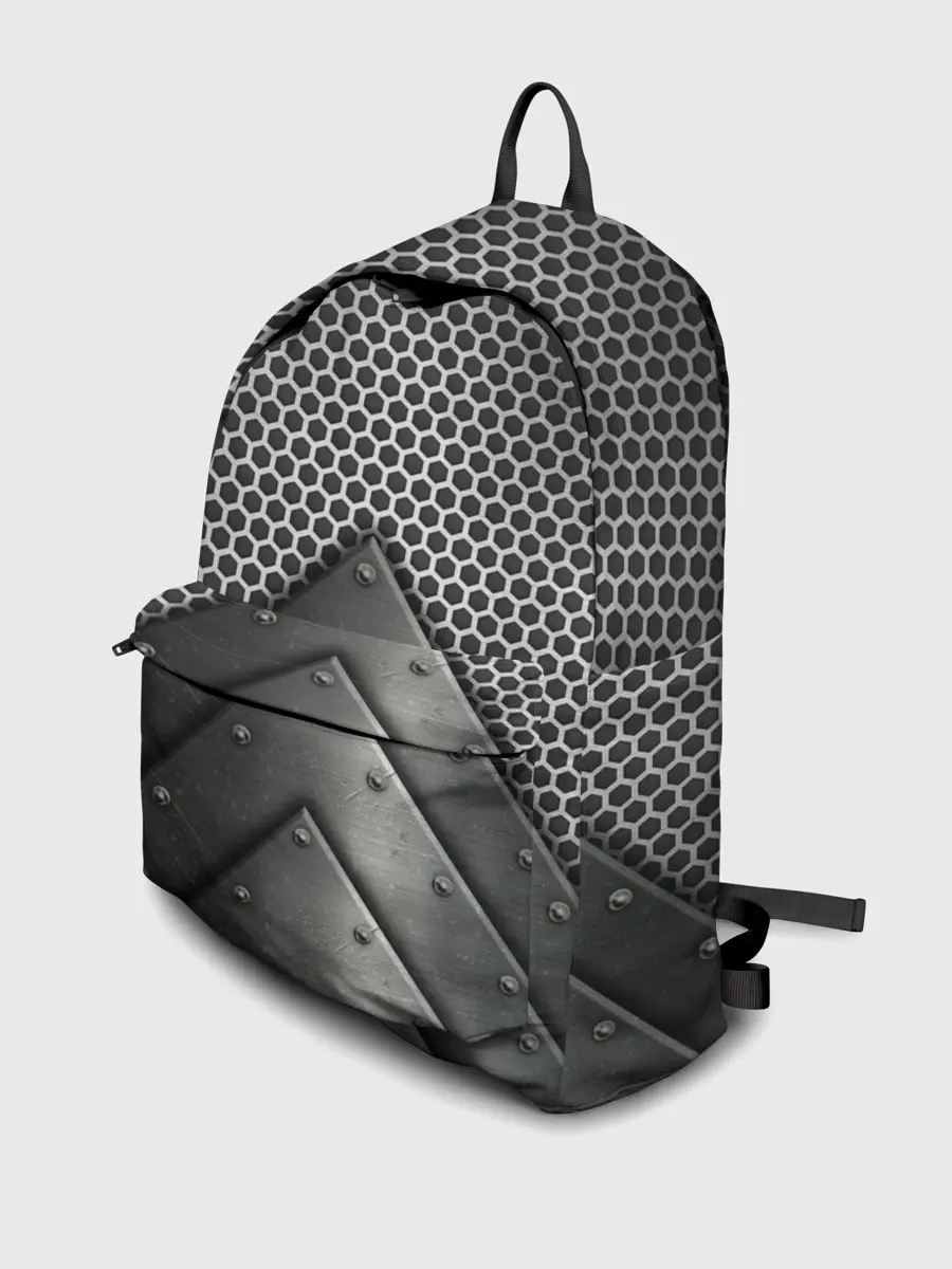 Рюкзак джинсовый / Броня металлическая