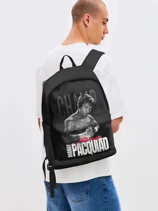 Рюкзак джинсовый / Manny Pacquiao