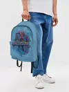 Рюкзак джинсовый / Осьминог барабанщик