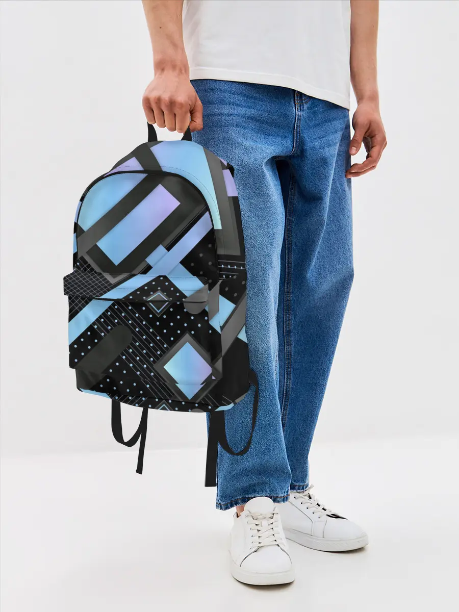 Рюкзак джинсовый / Modern Geometry