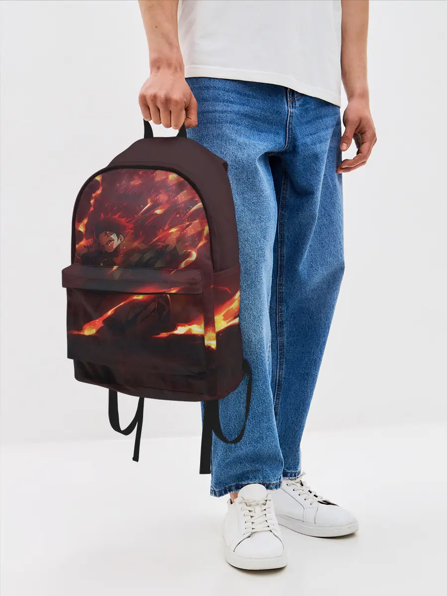 Рюкзак джинсовый / Танджиро Камадо