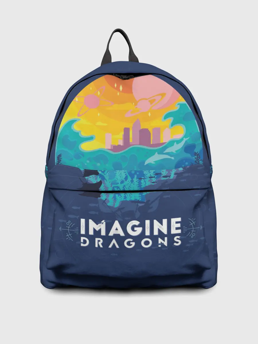 Рюкзак джинсовый / Imagine Dragons