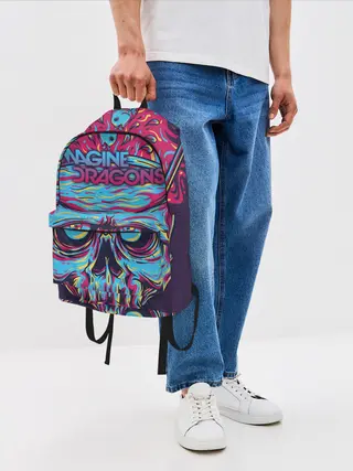 Рюкзак джинсовый / Imagine Dragons