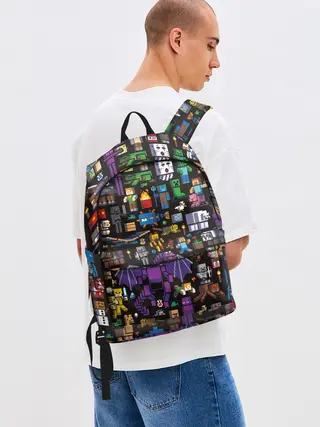 Рюкзак джинсовый / MINECRAFT | МАЙНКРАФТ