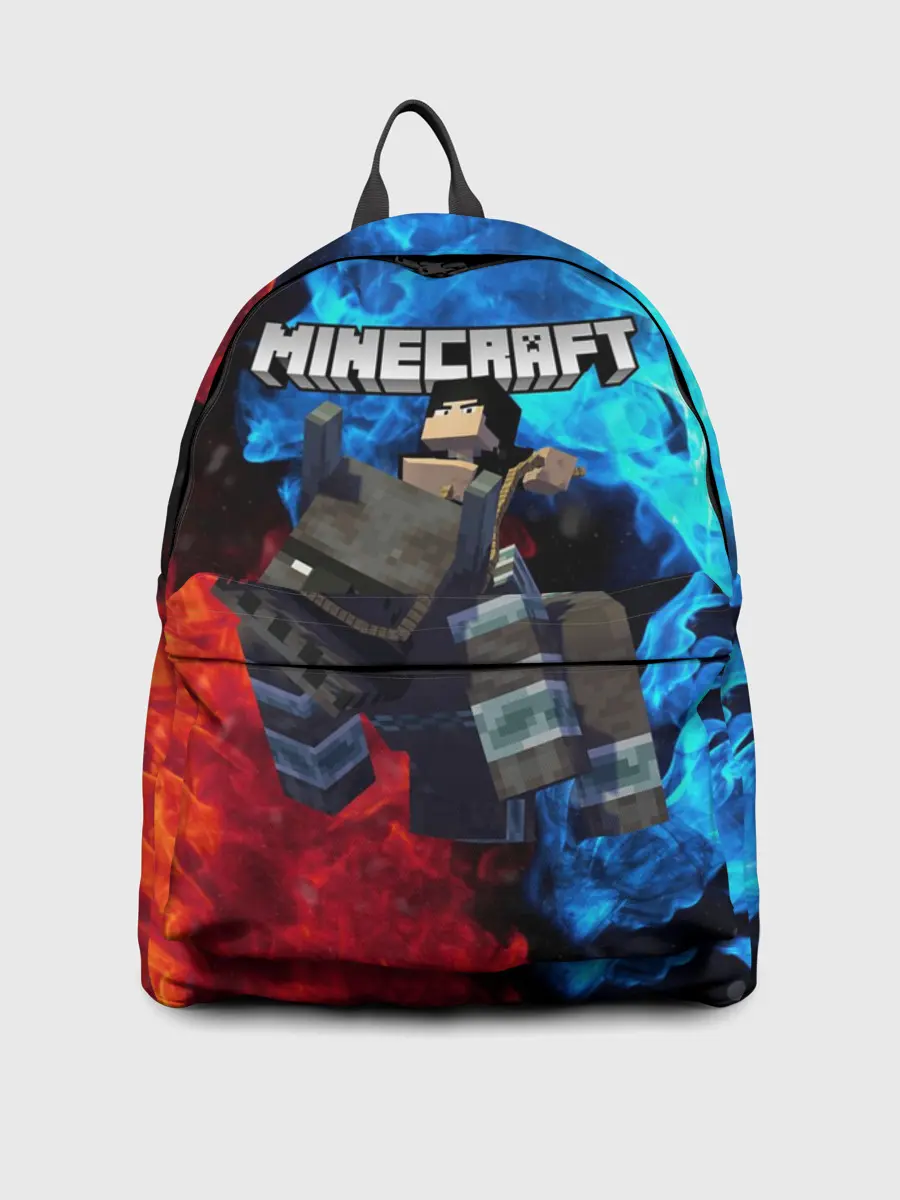 Рюкзак джинсовый / Minecraft / Майнкрафт