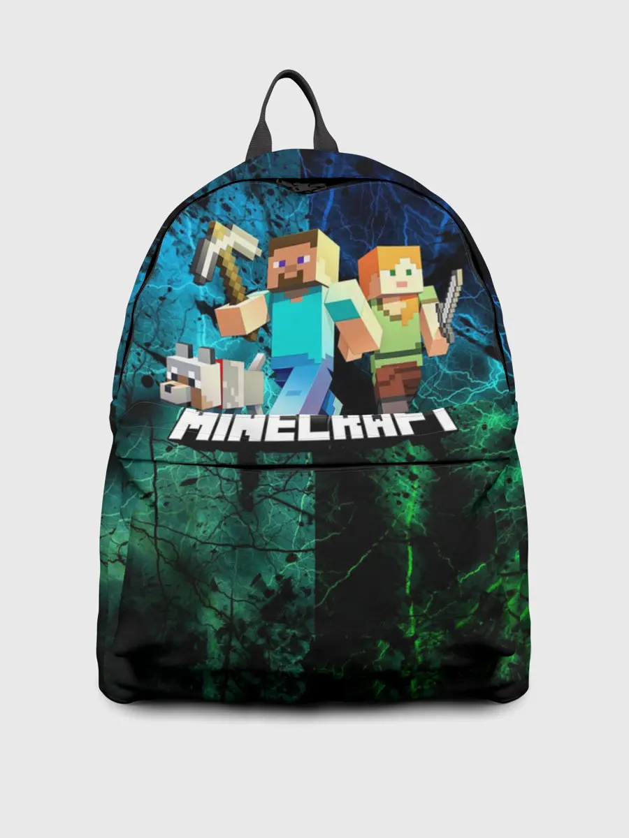 Рюкзак джинсовый / Minecraft / Майнкрафт