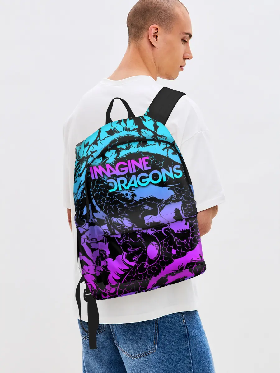 Рюкзак джинсовый / Imagine Dragons