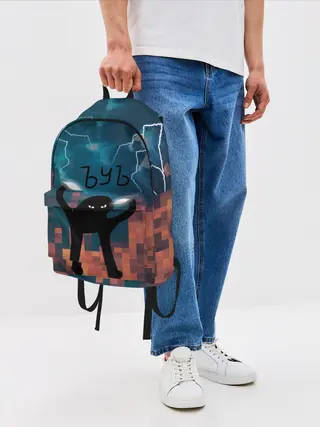 Рюкзак джинсовый / ЪУЪ Молнии