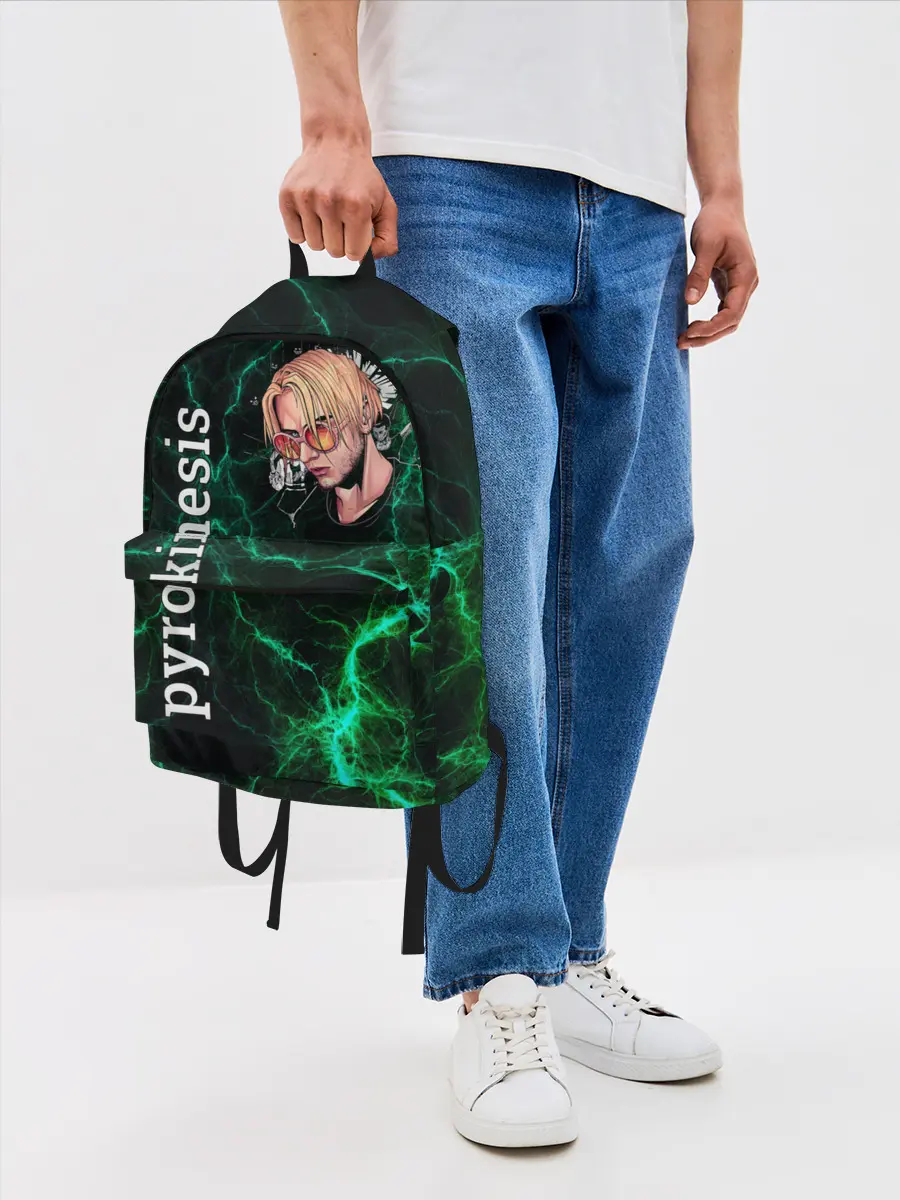 Рюкзак джинсовый / pyrokinesis