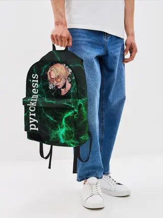 Рюкзак джинсовый / pyrokinesis