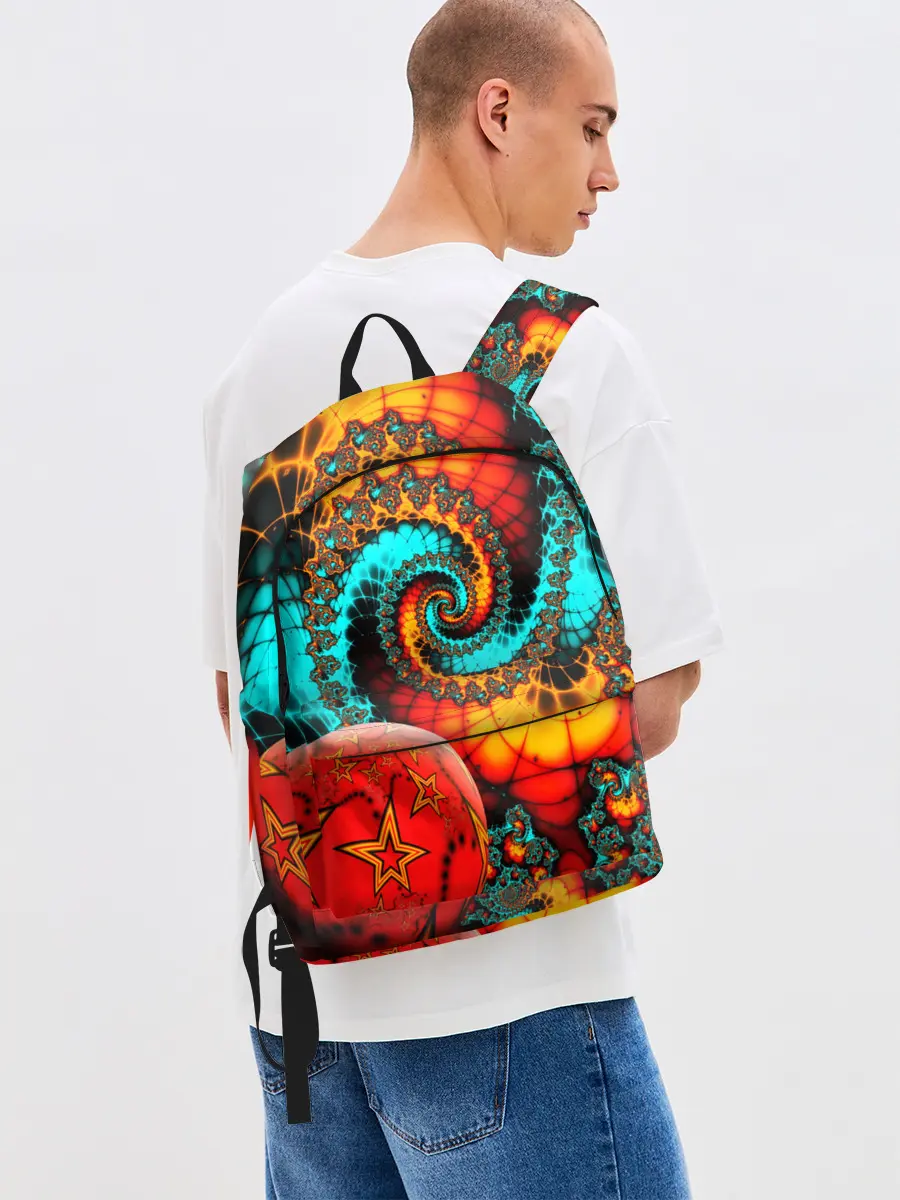 Рюкзак джинсовый / СТОЛКНОВЕНИЕ ПЛАНЕТ