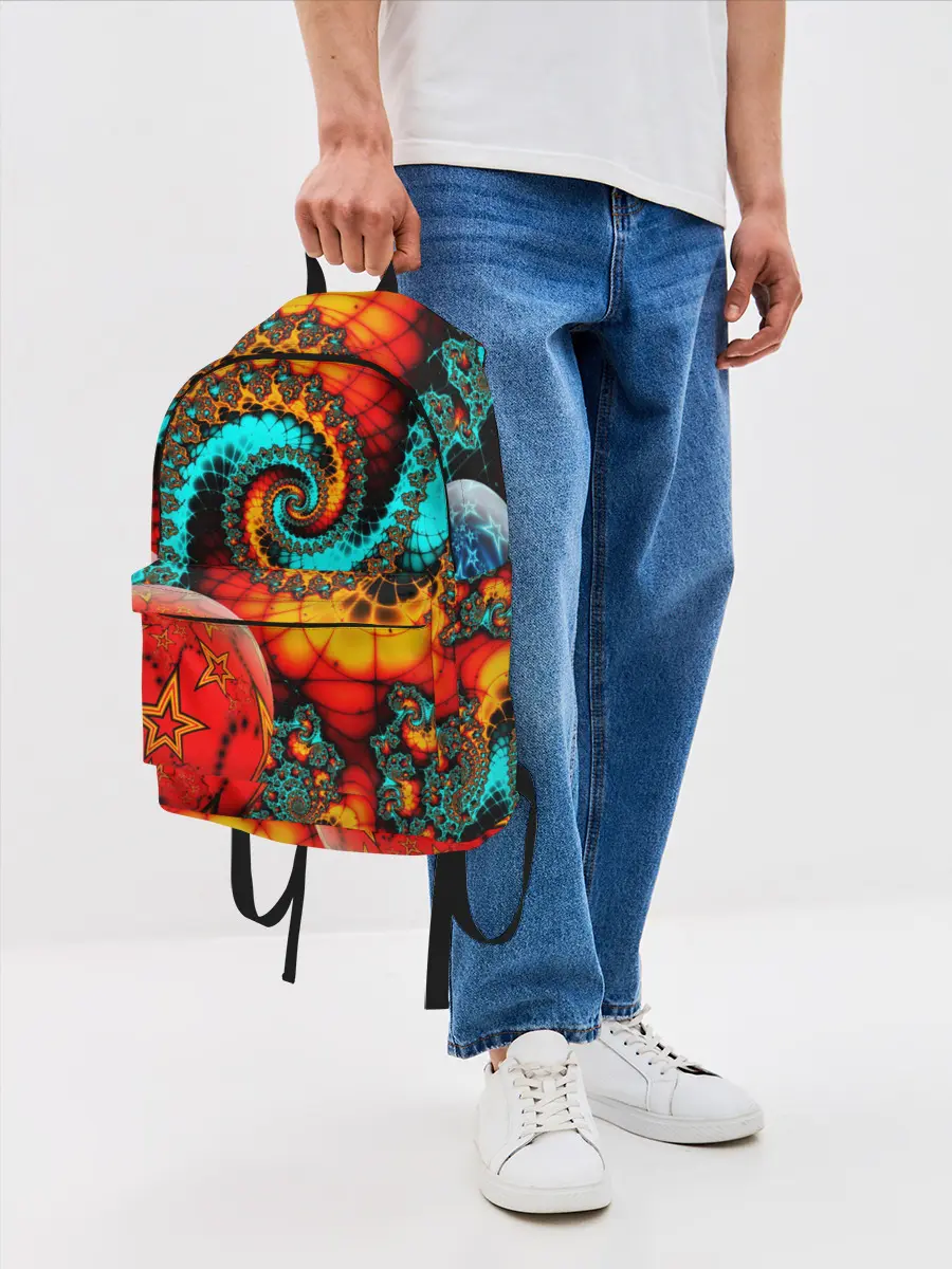 Рюкзак джинсовый / СТОЛКНОВЕНИЕ ПЛАНЕТ