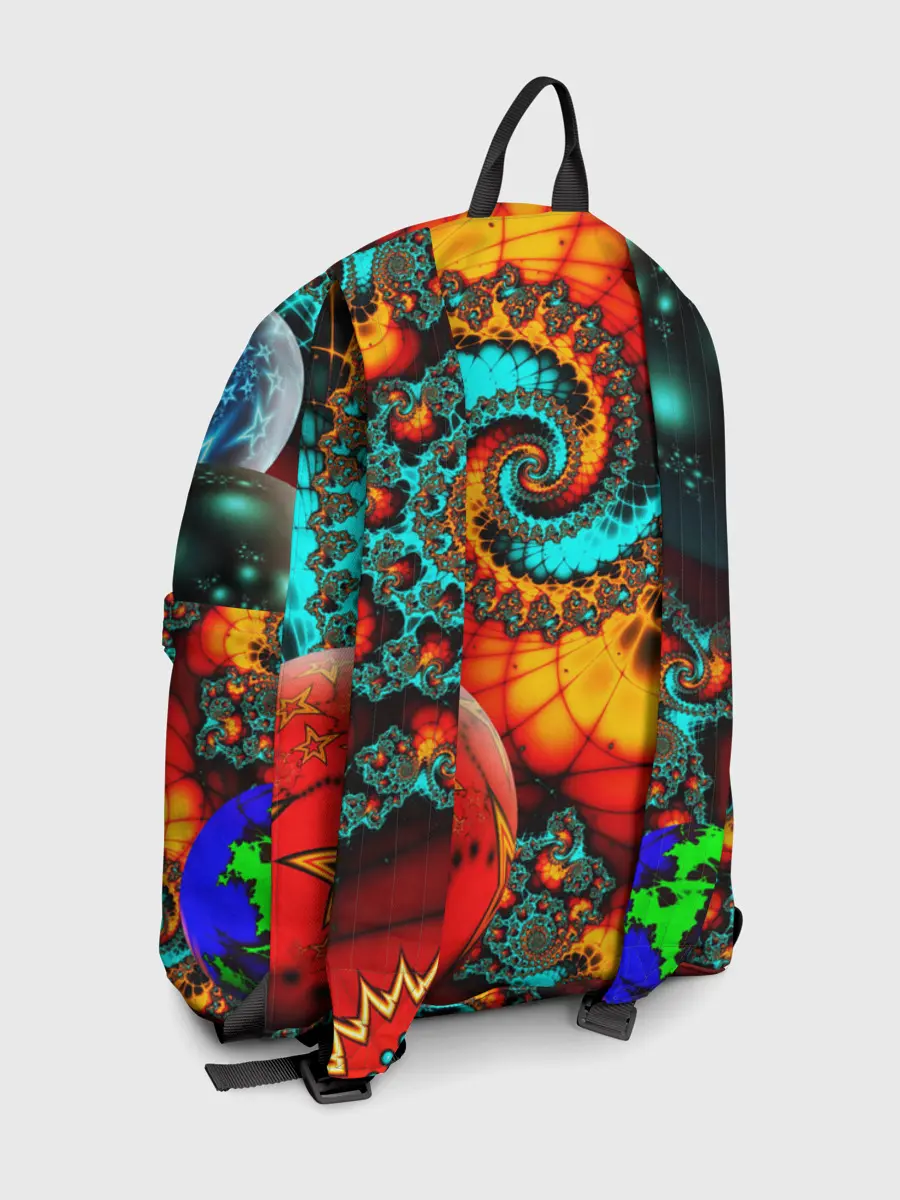 Рюкзак джинсовый / СТОЛКНОВЕНИЕ ПЛАНЕТ