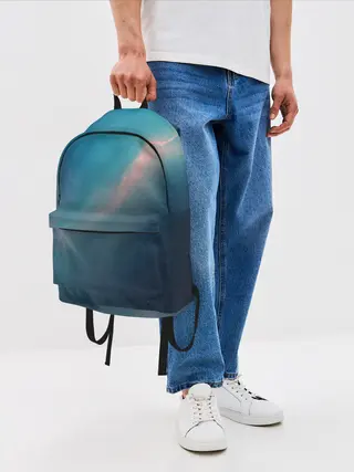 Рюкзак джинсовый / Космос