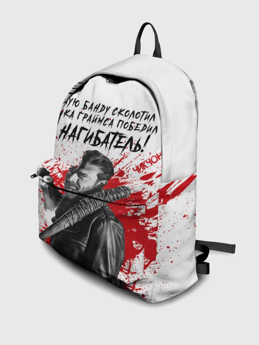 Рюкзак джинсовый / Рик Граймс и Ниган