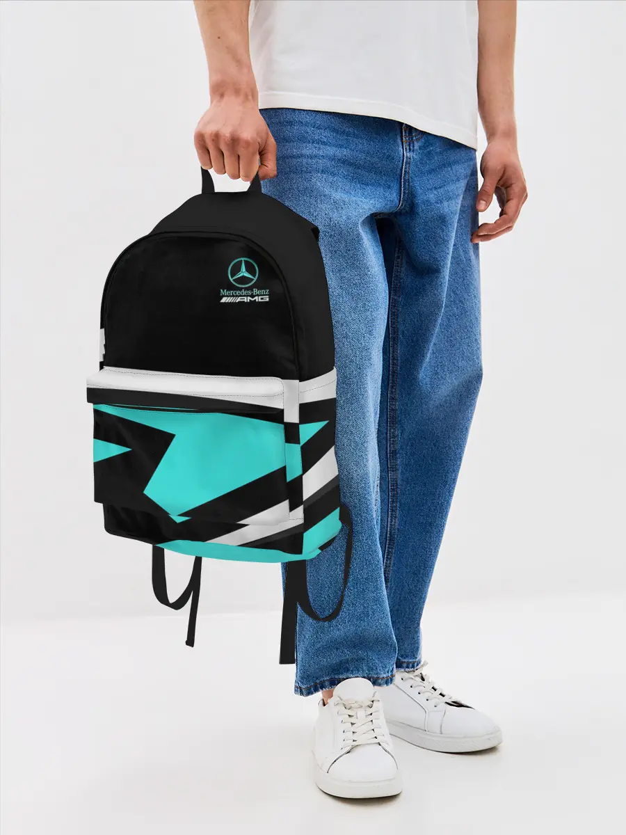 Рюкзак джинсовый / Mercedes-AMG