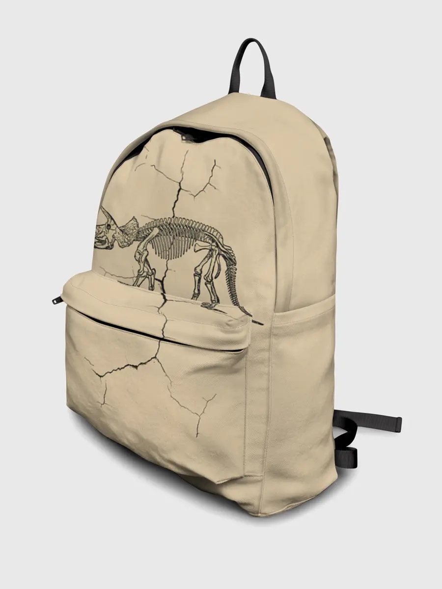 Рюкзак джинсовый / Triceratops skeleton