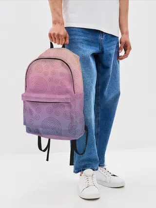 Рюкзак джинсовый / Абстрактный узор