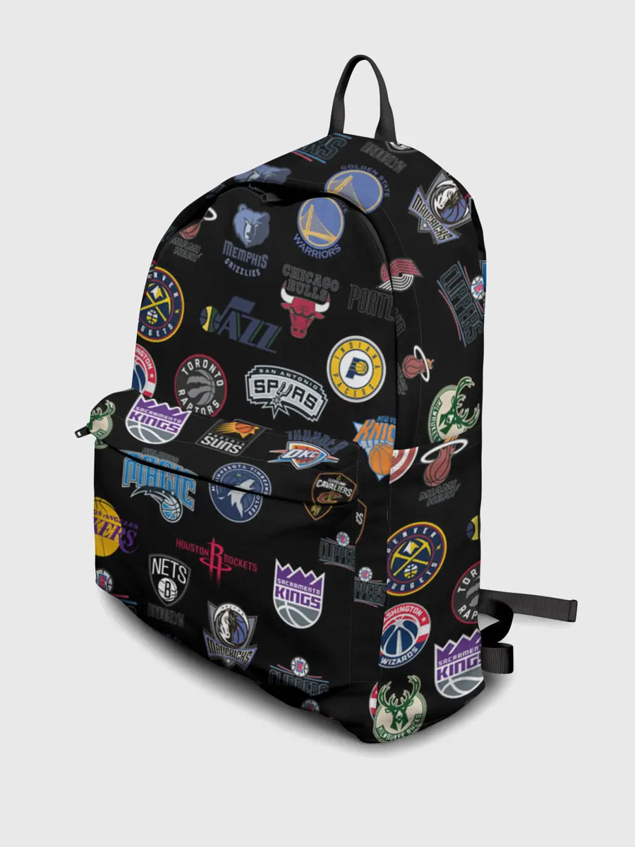 Рюкзак джинсовый / NBA Pattern | НБА Паттерн