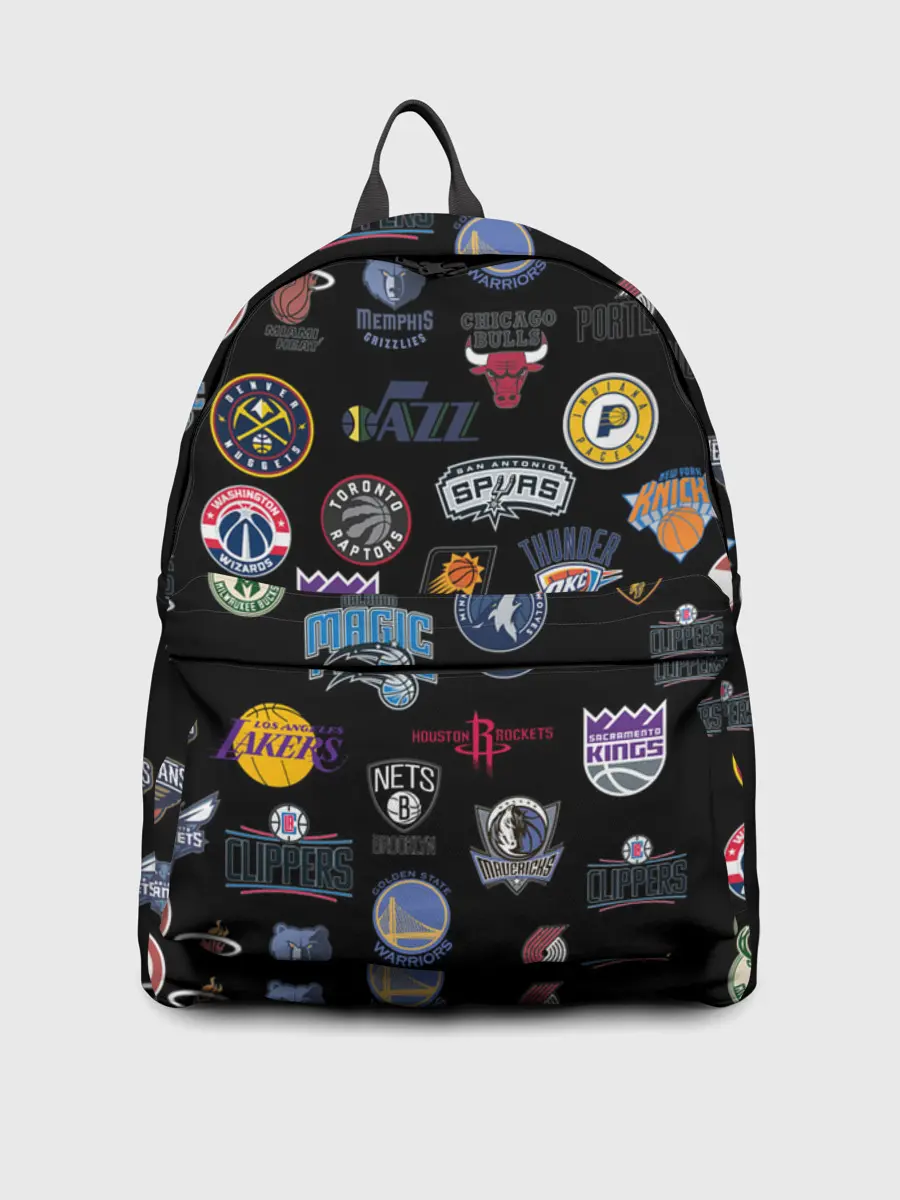 Рюкзак джинсовый / NBA Pattern | НБА Паттерн