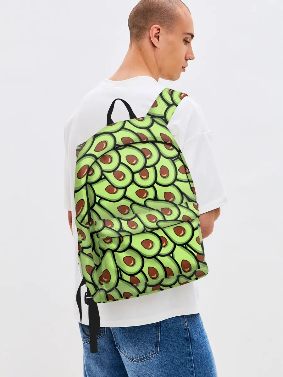 Рюкзак джинсовый / АВОКАДО