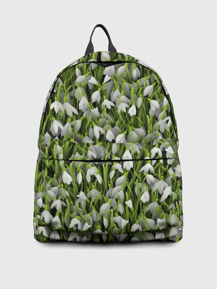 Рюкзак джинсовый / Подснежники