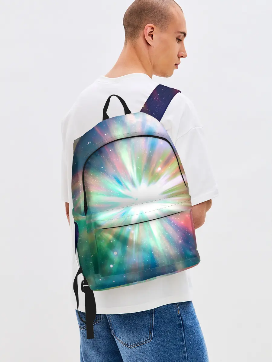 Рюкзак джинсовый / Космическая вспышка