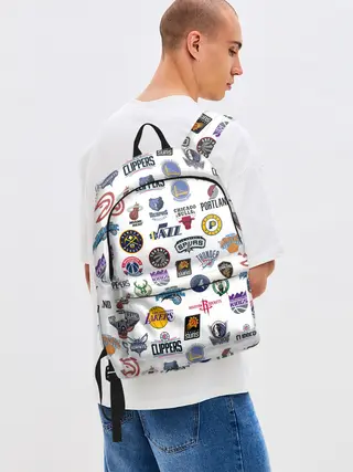 Рюкзак джинсовый / NBA Pattern | НБА Паттерн