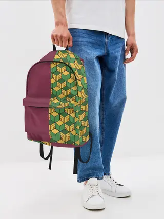 Рюкзак джинсовый / ГИЮ ТОМИОКА / KIMETSU NO YAIBA