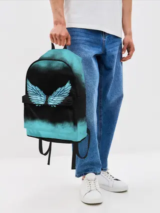 Рюкзак джинсовый / Крылья Ангела