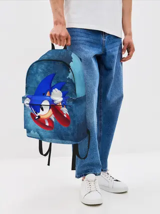 Рюкзак джинсовый / sonic