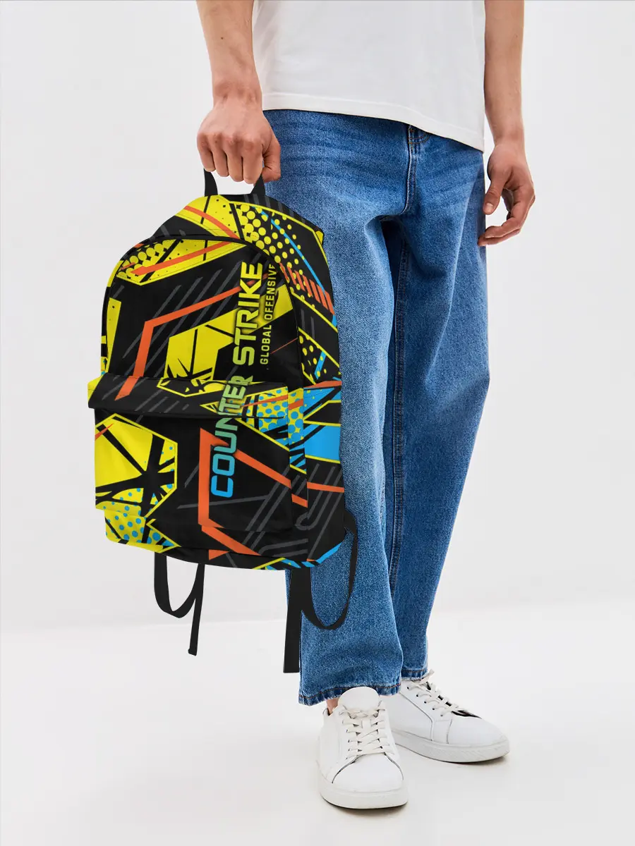 Рюкзак джинсовый / Counter-Strike