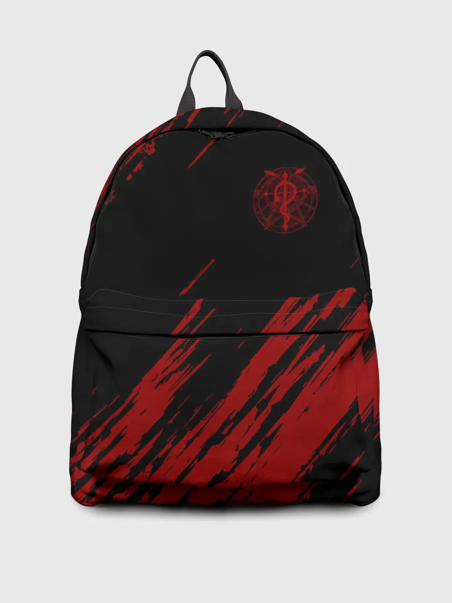 Рюкзак джинсовый / Стальной алхимик | Fullmetal Alchemist