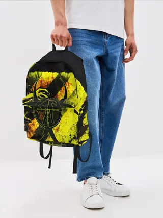 Рюкзак джинсовый / BIOHAZARD