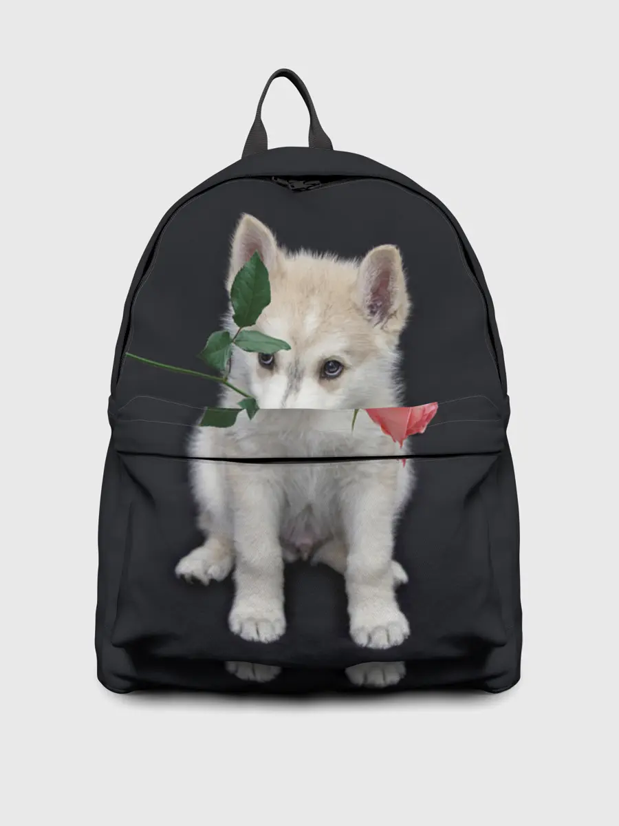 Рюкзак джинсовый / Щенок в подарок