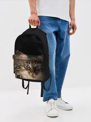 Рюкзак джинсовый / Disintegrating Cat