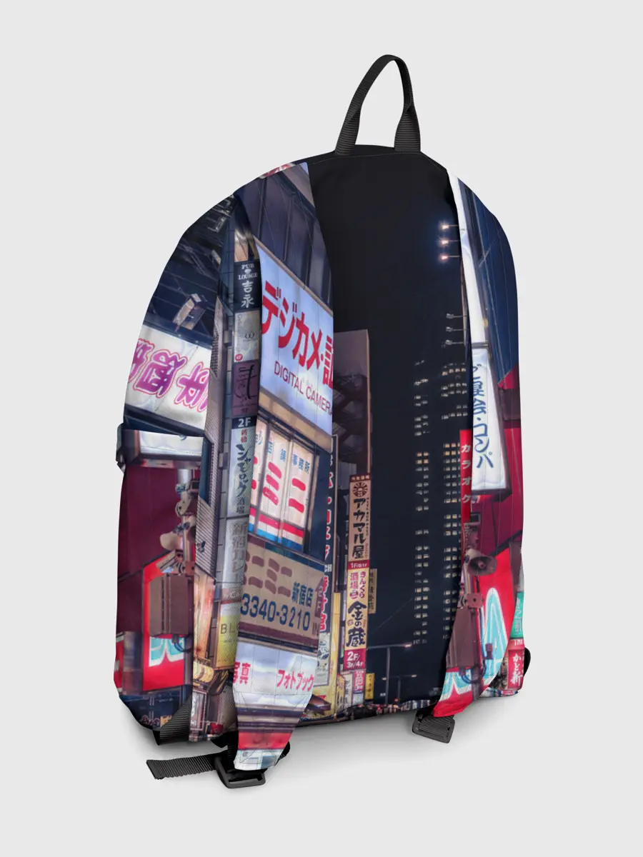 Рюкзак джинсовый / Ночной Токио