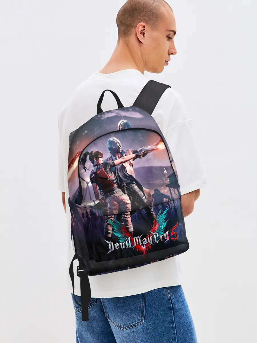 Рюкзак джинсовый / DMC art