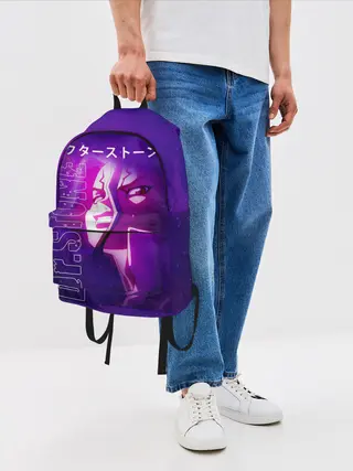 Рюкзак джинсовый / Доктор Стоун