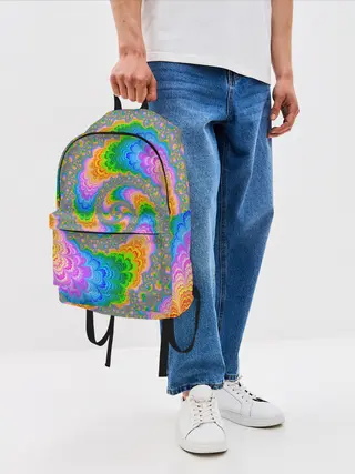 Рюкзак джинсовый / КИСЛОТНЫЕ РАЗВОДЫ